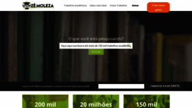 What Zemoleza.com.br website looked like in 2019 (4 years ago)