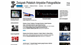 What Zpaf.pl website looked like in 2019 (4 years ago)