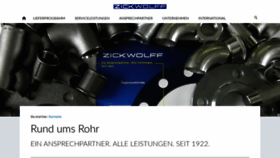 What Zickwolff.de website looked like in 2019 (4 years ago)