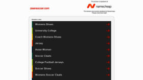 What Zeansoccer.com website looked like in 2019 (4 years ago)