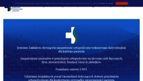 What Zaopatrzenieortopedyczne.poznan.pl website looked like in 2019 (4 years ago)