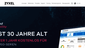 What Zyxel.ch website looked like in 2019 (4 years ago)