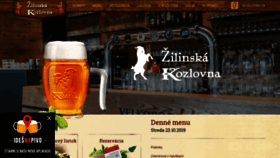 What Zilinskakozlovna.sk website looked like in 2019 (4 years ago)