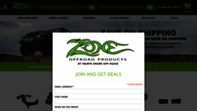 What Zoneoffroad.ca website looked like in 2019 (4 years ago)