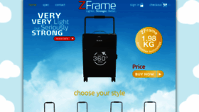 What Zframe.com website looked like in 2019 (4 years ago)