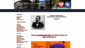 What Zspajeczno.pl website looked like in 2019 (4 years ago)