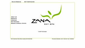 What Zanaspa.com website looked like in 2019 (4 years ago)