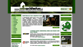 What Zelenarchitektura.sk website looked like in 2019 (4 years ago)
