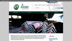 What Zirkoon.com website looked like in 2019 (4 years ago)