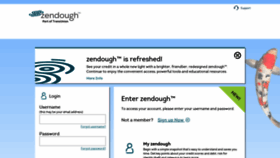 What Zendough.com website looked like in 2019 (4 years ago)