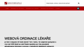 What Zdravotniregistr.cz website looked like in 2019 (4 years ago)