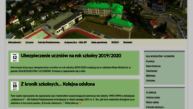 What Zso1.pl website looked like in 2019 (4 years ago)