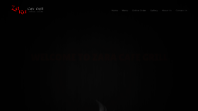 What Zaracafegrill.com website looked like in 2019 (4 years ago)