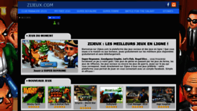 What Zijeux.com website looked like in 2019 (5 years ago)