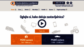 What Zastavljalnica-ljubljana.si website looked like in 2019 (4 years ago)