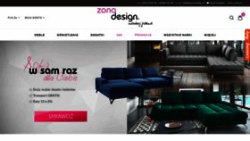 What Zona-design.pl website looked like in 2019 (4 years ago)