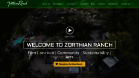 What Zorthianranch.com website looked like in 2019 (4 years ago)