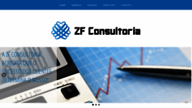 What Zfconsultoria.com.br website looked like in 2019 (4 years ago)