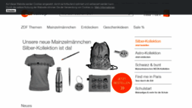 What Zdf-shop.de website looked like in 2019 (4 years ago)
