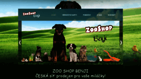 What Zooshopbenji.cz website looked like in 2019 (4 years ago)