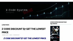 What Zcodesystemdiscount.com website looked like in 2019 (4 years ago)