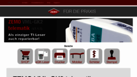What Zemo.de website looked like in 2019 (4 years ago)
