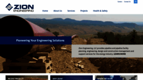 What Zion-eng.com website looked like in 2019 (4 years ago)