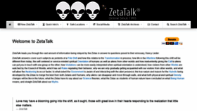 What Zetatalk2.com website looked like in 2019 (4 years ago)