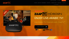 What Zaaptv.com website looked like in 2019 (4 years ago)