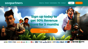 What Zeepartners.com website looked like in 2019 (4 years ago)