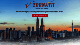 What Zeenathtravels.com website looked like in 2019 (4 years ago)