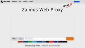 What Zalmos.com website looked like in 2019 (4 years ago)