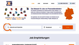 What Zeitarbeit-job-netzwerk.de website looked like in 2019 (4 years ago)
