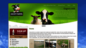 What Zacky-farms.com website looked like in 2019 (4 years ago)