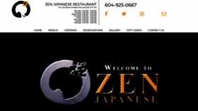 What Zenjapanese.ca website looked like in 2019 (4 years ago)