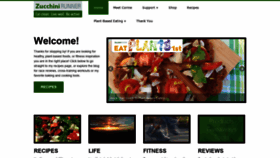 What Zucchinirunner.com website looked like in 2019 (4 years ago)