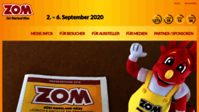 What Zom-messe.ch website looked like in 2019 (4 years ago)