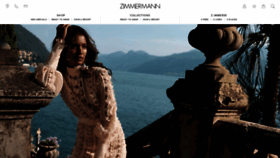 What Zimmermann.com website looked like in 2019 (4 years ago)
