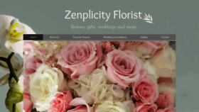 What Zenplicityflorist.com website looked like in 2019 (4 years ago)