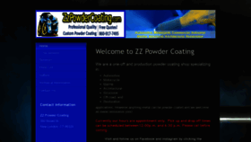 What Zzpowdercoating.com website looked like in 2019 (4 years ago)