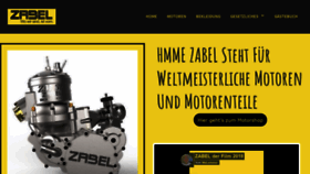 What Zabel-racing.de website looked like in 2019 (4 years ago)