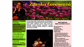 What Zdenkalorencova.cz website looked like in 2019 (4 years ago)