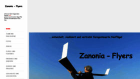 What Zanonia-flyers.de website looked like in 2019 (4 years ago)