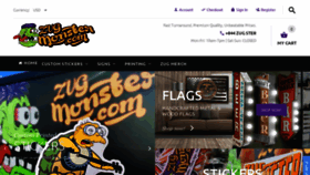 What Zugmonster.com website looked like in 2019 (4 years ago)