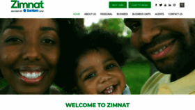 What Zimnat.co.zw website looked like in 2019 (4 years ago)