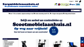 What Zorgmiddelenaanhuis.nl website looked like in 2019 (4 years ago)