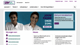 What Zorgenwelzijn.cnvconnectief.nl website looked like in 2019 (4 years ago)