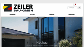 What Zeiler-bau.de website looked like in 2019 (4 years ago)