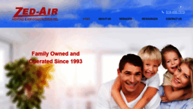 What Zed-air.ca website looked like in 2019 (4 years ago)