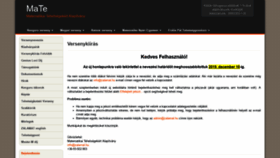 What Zalamat.hu website looked like in 2019 (4 years ago)
